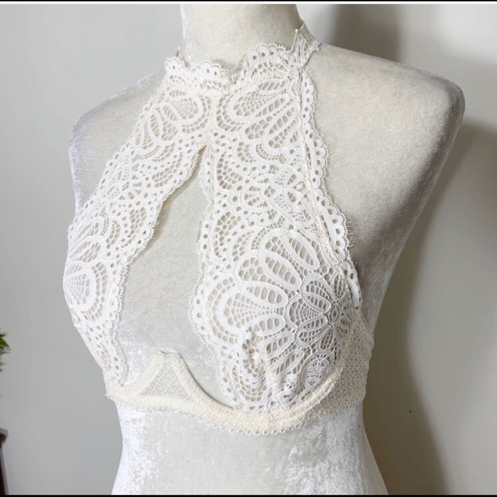 Victoria Secret lace underwire halter